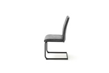 Esszimmerstuhl >Agia< (4-er Set) in Anthrazit aus Metall - 42x95x59cm (BxHxT)