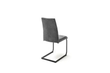 Esszimmerstuhl >Agia< (4-er Set) in Anthrazit aus Metall - 42x95x59cm (BxHxT)