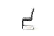 Esszimmerstuhl >Agia< (4-er Set) in Anthrazit aus Metall - 42x95x59cm (BxHxT)