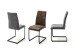 Esszimmerstuhl >Agia< (4-er Set) in Anthrazit aus Metall - 42x95x59cm (BxHxT)