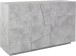 Sideboard >Piacenza< in Beton Nachbildung - 140x86x44cm (BxHxT)