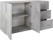 Sideboard >Piacenza< in Beton Nachbildung - 140x86x44cm (BxHxT)