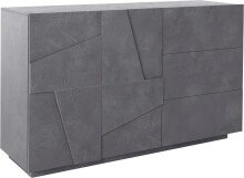 Sideboard >Piacenza< in Schiefer Nachbildung - 140x86x44cm (BxHxT)