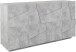 Sideboard >Piacenza< in Beton Nachbildung - 162,5x86x44cm (BxHxT)
