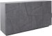 Sideboard >Piacenza< in Schiefer Nachbildung - 162,5x86x44cm (BxHxT)
