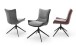 Esszimmerstuhl >Kissamos< (2-er Set) in Anthrazit aus Metall - 57x89x66 (BxHxT)