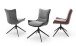 Esszimmerstuhl >Kissamos< (2-er Set) in Anthrazit aus Metall - 57x89x66 (BxHxT)