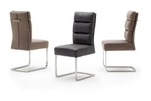 Esszimmerstuhl >Peonia< (2-er Set) in  aus Metall - 46x103x64cm (BxHxT)