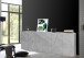 Sideboard >Piacenza< in Beton Nachbildung - 220x86x44cm (BxHxT)