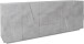 Sideboard >Piacenza< in Beton Nachbildung - 220x86x44cm (BxHxT)