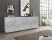 Sideboard >Piacenza< in Beton Nachbildung - 220x86x44cm (BxHxT)