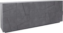 Sideboard >Piacenza< in Schiefer Nachbildung - 220x86x44cm (BxHxT)