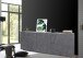 Sideboard >Piacenza< in Schiefer Nachbildung - 224x86x44cm (BxHxT)
