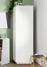 Garderobenschrank >Viterbo< in Weiß-Hochglanz...