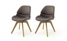 Esszimmerstuhl >Elassona< (2-er Set) in  aus Massivholz - 52x85x65cm (BxHxT)