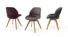 Esszimmerstuhl >Elassona< (2-er Set) in Anthrazit - 52x85x65 (BxHxT)