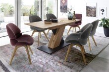 Esszimmerstuhl >Elassona< (2-er Set) in Anthrazit - 52x85x65 (BxHxT)