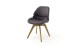 Esszimmerstuhl >Elassona< (2-er Set) in Anthrazit - 52x85x65 (BxHxT)