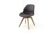 Esszimmerstuhl >Elassona< (2-er Set) in Anthrazit - 52x85x65 (BxHxT)