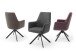 Esszimmerstuhl >Serifos< (2-er Set) in Rot Merlot aus Metall - 60x92x65 (BxHxT)