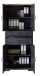 Aktenschrank >Jasmin< in Graphit - 86x204x38cm (BxHxT)