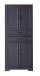 Aktenschrank >Jasmin< in Graphit - 86x204x38cm (BxHxT)