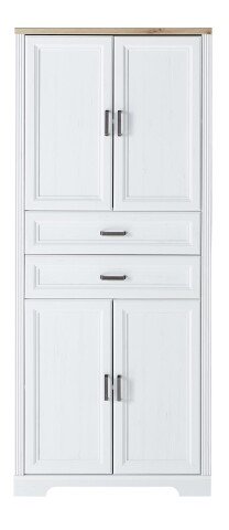 Aktenschrank >Jasmin< in Pinie hell - 86x204x38cm (BxHxT)