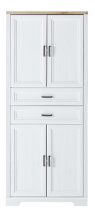 Aktenschrank >Jasmin< in Pinie hell - 86x204x38cm...