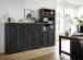 Aktenschrank >Jasmin< in Graphit - 86x204x38cm (BxHxT)
