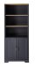 Aktenschrank >Jasmin< in Graphit - 86x204x38cm (BxHxT)