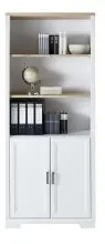 Aktenschrank >Jasmin< in Pinie hell - 86x204x38cm...