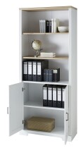 Aktenschrank >Jasmin< in Pinie hell - 86x204x38cm (BxHxT)