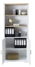 Aktenschrank >Jasmin< in Pinie hell - 86x204x38cm (BxHxT)