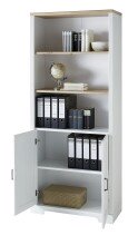 Aktenschrank >Jasmin< in Pinie hell - 86x204x38cm (BxHxT)