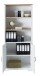 Aktenschrank >Jasmin< in Pinie hell - 86x204x38cm (BxHxT)