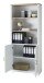 Aktenschrank >Jasmin< in Pinie hell - 86x204x38cm (BxHxT)