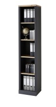 Aktenregal >Jasmin< in Graphit - 43x204x38cm (BxHxT)