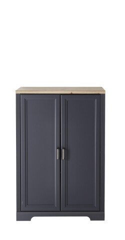 Aktenschrank >Jasmin< in Graphit - 86x127x38cm (BxHxT)