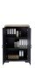 Aktenschrank >Jasmin< in Graphit - 86x127x38cm (BxHxT)