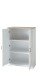 Aktenschrank >Jasmin< in Pinie hell - 86x127x38cm (BxHxT)
