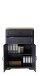 Aktenschrank >Jasmin< in Graphit - 86x127x38cm (BxHxT)