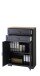 Aktenschrank >Jasmin< in Graphit - 86x127x38cm (BxHxT)