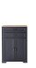 Aktenschrank >Jasmin< in Graphit - 86x127x38cm (BxHxT)