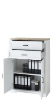 Aktenschrank >Jasmin< in Pinie hell - 86x127x38cm (BxHxT)