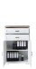 Aktenschrank >Jasmin< in Pinie hell - 86x127x38cm (BxHxT)