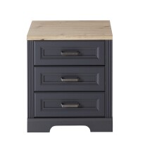 Rollcontainer >Jasmin< in Graphit - 54x62x39cm (BxHxT)