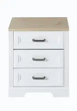 Rollcontainer >Jasmin< in Pinie hell - 54x62x39cm...