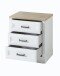 Rollcontainer >Jasmin< in Pinie hell - 54x62x39cm (BxHxT)