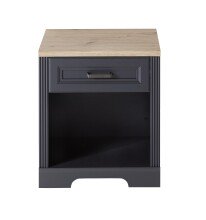 Rollcontainer >Jasmin< in Graphit - 54x62x39cm (BxHxT)