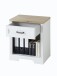 Rollcontainer >Jasmin< in Pinie hell - 54x62x39cm (BxHxT)